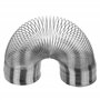 PhiLuMo XL Spirale métallique - Spirl74 - Ressort pour jouer dans les escaliers Ressort pour escalier - Diamètre : 8 cm - Argent