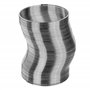 PhiLuMo XL Spirale métallique - Spirl74 - Ressort pour jouer dans les escaliers Ressort pour escalier - Diamètre : 8 cm - Argent
