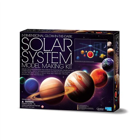 Système solaire lumineux 3D – Kit de construction à suspendre – avec couleur lumineuse