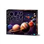 Système solaire lumineux 3D – Kit de construction à suspendre – avec couleur lumineuse