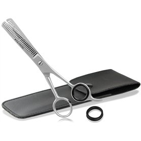 Ciseaux à effiler Qualité supérieure Ciseaux à cheveux avec étui Ciseaux de coiffeur pour éclaircir les cheveux Ciseaux d'effila