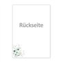 Lot de 25 feuilles de papier à lettres naturel A4 crème avec motif branches d’eucalyptus et enveloppes DL vert eucalyptus Papier