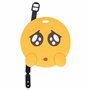 Lot de 2 étiquettes de bagage en PVC avec nom et adresses Smiley V1