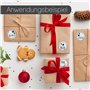 24 numéros de calendrier de l'Avent autocollants avec problèmes arithmétiques I rond Ø 4 cm I set d'autocollants bricolage I aut