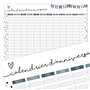 Calendrier d'anniversaire Confetti I DIN A3 I en français indépendant de l'année I Calendrier permanent pour filles femmes burea