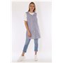 Tablier court sans manches pour femme - En polyester et coton coloré - Pour femme - Multicolore - 50