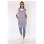 Tablier court sans manches pour femme - En polyester et coton coloré - Pour femme - Multicolore - 50