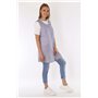Tablier court sans manches pour femme - En polyester et coton coloré - Pour femme - Multicolore - 50