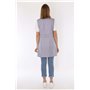 Tablier court sans manches pour femme - En polyester et coton coloré - Pour femme - Multicolore - 50