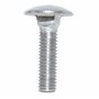 Lot de 10 vis de carrosserie M5 x 20 avec collet carré DIN 603 A2 en acier inoxydable