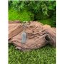 Onwomania Porte-clés Clavier Calculatrice Pendentif En Métal Argenté