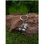 Onwomania - "Panier d'accessoires de Basket-Ball Porte-clés - Porte-Bonheur en métal idéal comme Cadeau, par Exemple pour Le Mei