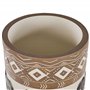 Cache-Pot Support Plantes avec 3 Pieds en Bois 25 cm de Diamètre Motif Éléphants Peint à la Main Idéal à la fois pour Extérieur 