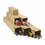 progressPACK PP LB10.04 Lot de 10 tubes d'expédition universels Premium en carton ondulé Marron DIN A1 610 x 105 x max 105 mm