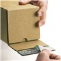progressPACK PP LB10.04 Lot de 10 tubes d'expédition universels Premium en carton ondulé Marron DIN A1 610 x 105 x max 105 mm