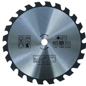 Lame de scie circulaire pour bois - Ø 350 x 30 mm / 24 dents | Scie circulaire portative | HM - Carbure | pour scier dans le boi