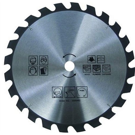 Lame de scie circulaire pour bois - Ø 350 x 30 mm / 24 dents | Scie circulaire portative | HM - Carbure | pour scier dans le boi