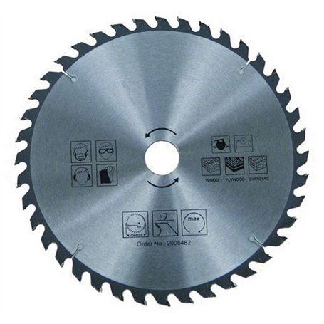 Lame de scie circulaire pour bois - Ø 190 x 30 mm / 40 dents | Scie circulaire portative | HM - Carbure | pour scier dans le boi
