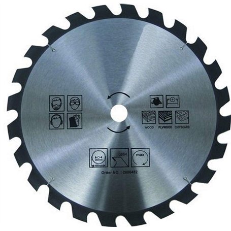 Lame de scie circulaire pour bois - Ø 100 x 30 mm / 24 dents | Scie circulaire portative | HM - Carbure | pour scier dans le boi