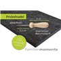 Familienmomente 10 sets de poinçonnage (10 aiguilles et 10 tapis de piquage/poinçonnage 20 x 14,5 x 1 cm)