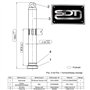 Boulon à ressort adapté pour porte FH - Portes de protection contre l'incendie Teckentrup Hörmann - Boulon à ressort « E1/S1 » p