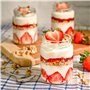 Praknu 25 Pots à Confiture de 230ml - Avec Étiquettes et Marqueur - Hermétique - Lavable au Lave-vaisselle - Idéal comme Cadeau