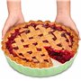 Plat à Tarte en Céramique - ø 28 cm - Avec Revêtement Anti-adhésif - Résistant aux Coupures - Facile à Nettoyer