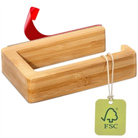 Praknu Porte Papier Toilette Bois sans Percage - Bambou Durable et Ecologique - Fixation Facile - S'accroche au Mur