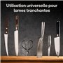 Praknu Pierre a Aiguiser 1000/6000 - Pierre à Affûter pour Couteaux avec Base Antidérapante en silicone et bambou - Convient aux