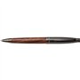 Stylo à bille en métal noble Stylo à bille avec tige en bois, laiton chromé, instrument d'écriture noble