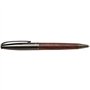 Stylo à bille en métal noble Stylo à bille avec tige en bois, laiton chromé, instrument d'écriture noble