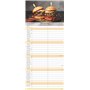 Agenda 2024 pour vous et moi - Minuterie familiale 19,5 x 45 cm - 5 colonnes - Planificateur mural - Beaucoup d'espace pour les 