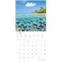 Alpha Edition Calendrier à brochures Summer Dreams 2025, 30 x 30 cm, calendrier mural avec espace pour notes et rendez-vous, ima