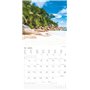 Alpha Edition Calendrier à brochures Summer Dreams 2025, 30 x 30 cm, calendrier mural avec espace pour notes et rendez-vous, ima