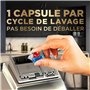 Finish Ultimate Infinity Shine Pastilles Lave-Vaisselle, Imbattable contre les taches tenaces, 30 capsules, Format Boîte aux Let