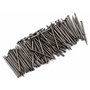 Design61 Lot de 100 goupilles en acier à tête fraisée 1,5 x 30 mm Blanc