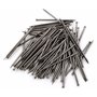 Design61 Lot de 50 goupilles en acier à tête fraisée 1,5 x 45 mm Blanc