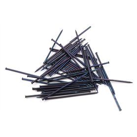 Design61 Lot de 100 goupilles en acier à tête fraisée Bleu 1