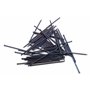 Design61 Lot de 100 goupilles en acier à tête fraisée Bleu 1