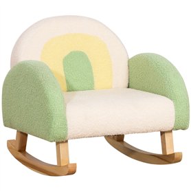 HOMCOM Canapé pour Enfants Fauteuil à Bascule pour Jeunes Enfants Canapé pour Enfants 1