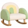HOMCOM Canapé pour Enfants Fauteuil à Bascule pour Jeunes Enfants Canapé pour Enfants 1