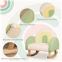 HOMCOM Canapé pour Enfants Fauteuil à Bascule pour Jeunes Enfants Canapé pour Enfants 1,5-3 Ans Siège bébé pour Chambre d'enfant