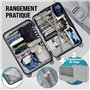 MONZANA® Set de 4 Valises Rose Doré avec Vanity-Case M/L/XL pèse-Bagages Cadenas Inclus Bagage Trolley à roulettes Voyage