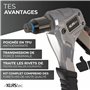 KLRStec® Kit professionnel de pinces à rivets, incluant 120 rivets et 4 perceuses de type HSS - Pince à rivets pop de haute qual