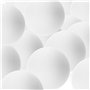 com-four® 24x Balle de Tennis de Table en ABS - balles de Tennis de Table Blanches de Taille Standard - balles de Jeu pour ping-
