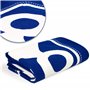 com-four® Drap de Bain avec Motif Ancre - Drap de Plage Maritime - Couverture de Bain pour la Plage, la Piscine et la Salle de B