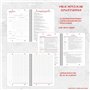 FLVG Agenda scolaire 2025/2026 format A5 pour enseignants et enseignants - Agenda scolaire compact pour l'enseignement, l'école 