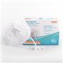 LUBEXXX FFP2 Lot de 6 masques respiratoires anti-poussière emballés individuellement hygiéniques certifiés CE Stella EU 2016/425