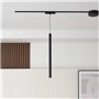 Lindby Lumaro Lampe de salon LED Noir en aluminium (1 ampoule)