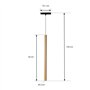 Lindby Lumaro LED (moderne) en or/laiton en aluminium (1 ampoule) Lampe de salon